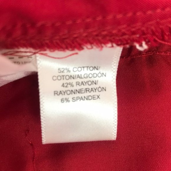 LOFT Pinwheel Julie Skinny Pant - Size 0 - Picture 10 of 10